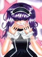 Purple and Black